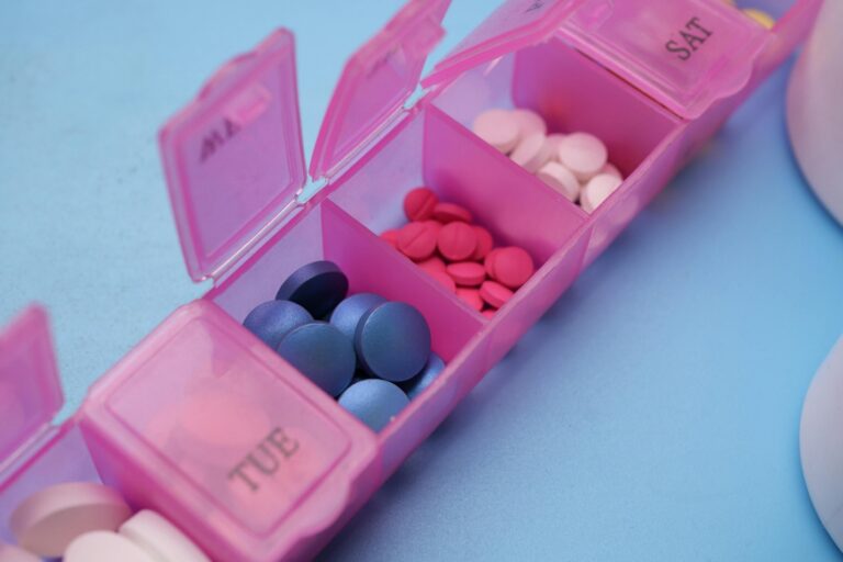Pills in medicine box
