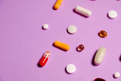 Various colorful pills and capsules